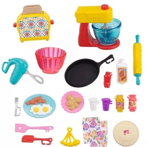 Barbie as Pioneer Woman with Ree Drummond Doll Kitchen‎ Playset Rare 2018 Set - Picture 4 of 10